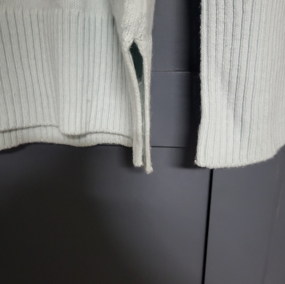 GAP - Women's Ocean Teal Crew Neck Merino Wool Blend Tunic Sweater - Size M - Picture 6 of 6